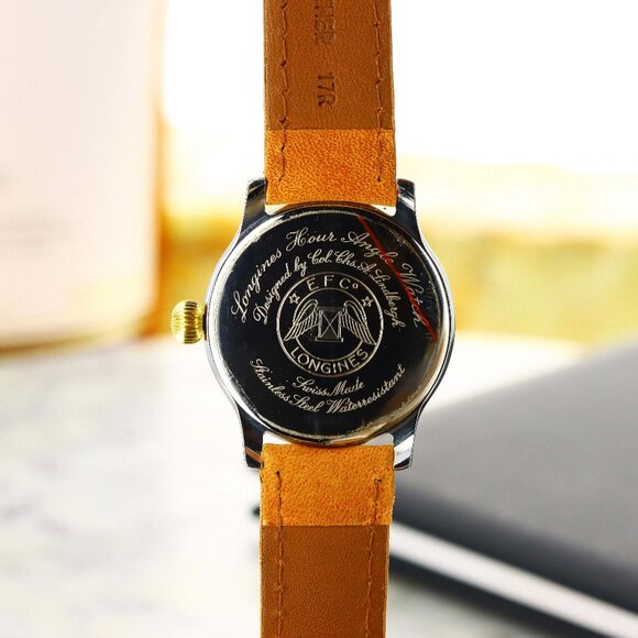 Longines Hour Angle by Charles A. Lindbergh, Champagne/Silver Dial - Yellow Gold - Picture 9 of 11